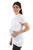 Blusa de Maternidad con cuello alto asimétrico.
