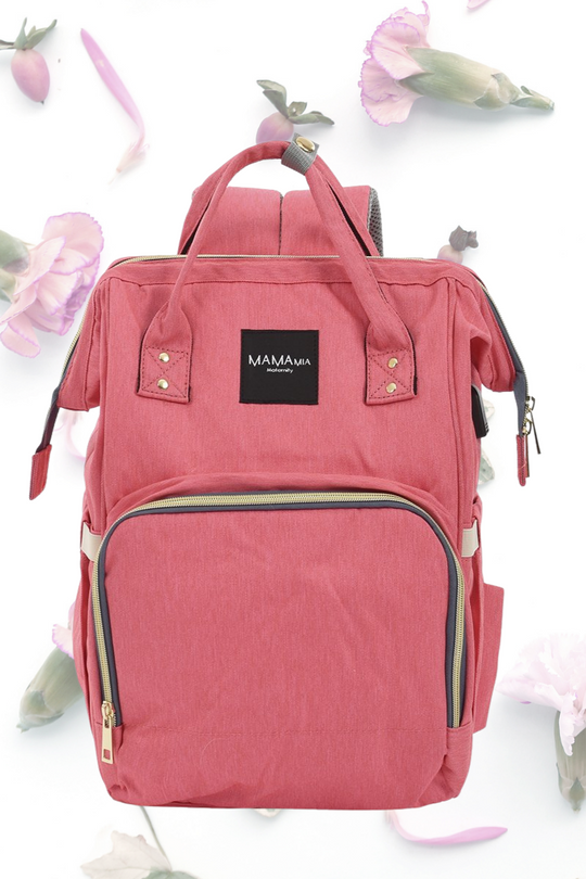 Moderna Pañalera MAMA MIA Maternity expansible. Incluye Neceser