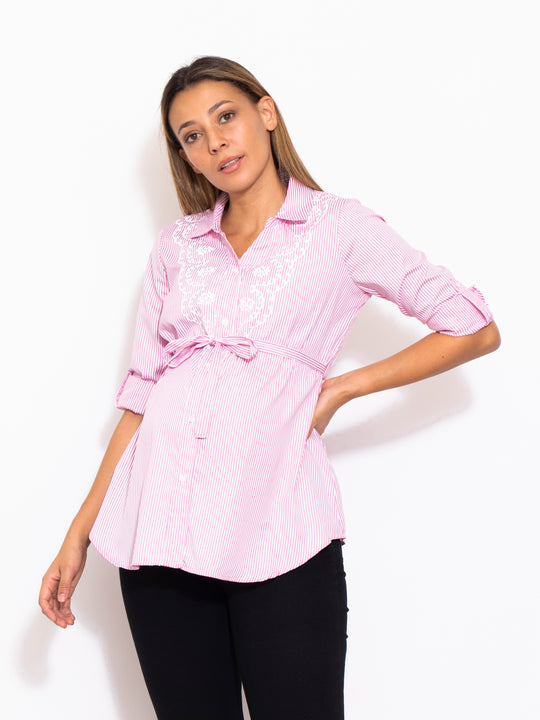 BLUSA DE MATERNIDAD "PINKY FANCY"