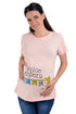 Playera de maternidad MAMA MIA Maternity con colorido estampado "Dulce Espera"