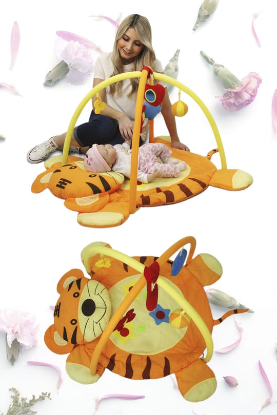 Gimnasio de bebé de tigre