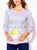 Playera de Maternidad MAMA MIA Maternity Con Divertido Estampado de Pastelito.