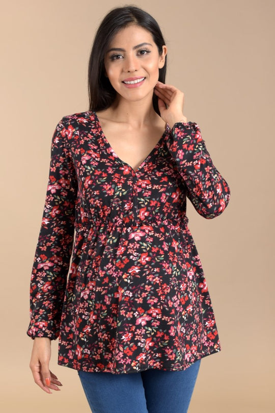 Blusa De Maternidad "Flowers"