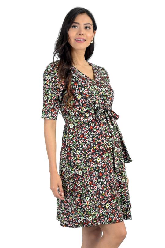Vestido De Maternidad De Flores