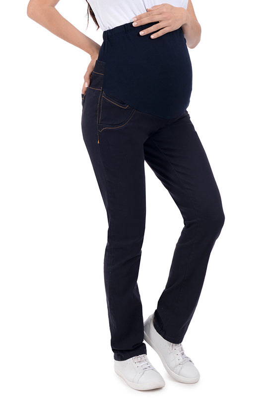 Pantalon para embarazada MAMA MIA Maternity Casual de Gabardina Tipo Mezclilla