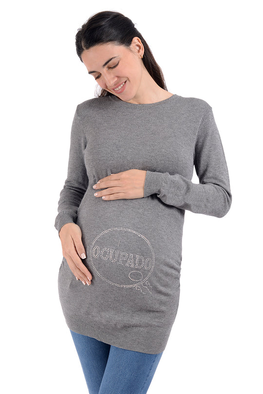 Sueter para embarazada MAMA MIA Maternity "Modo Ocupado"