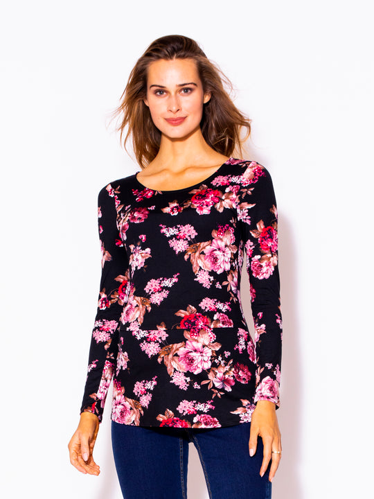 Blusas Para Embarazo Floreada MAMA MIA Maternity