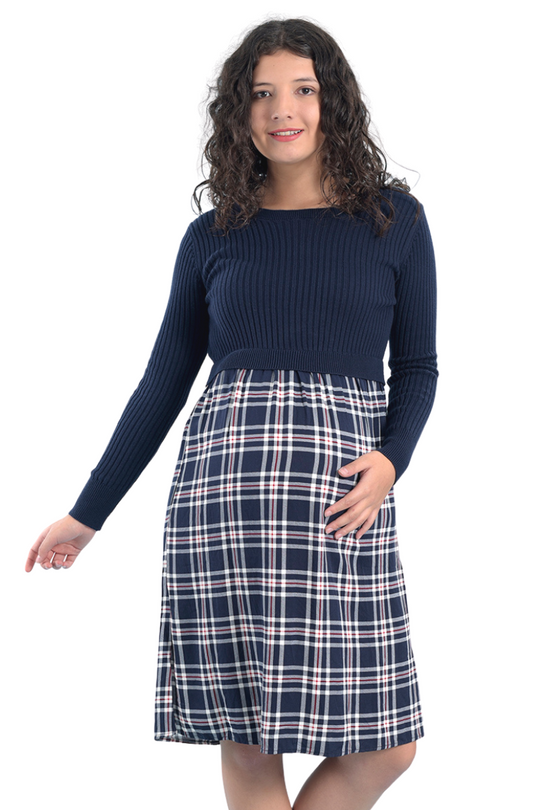 Vestido De Maternidad Sueter Y Falda