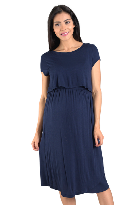 Vestido De Lactancia Corto