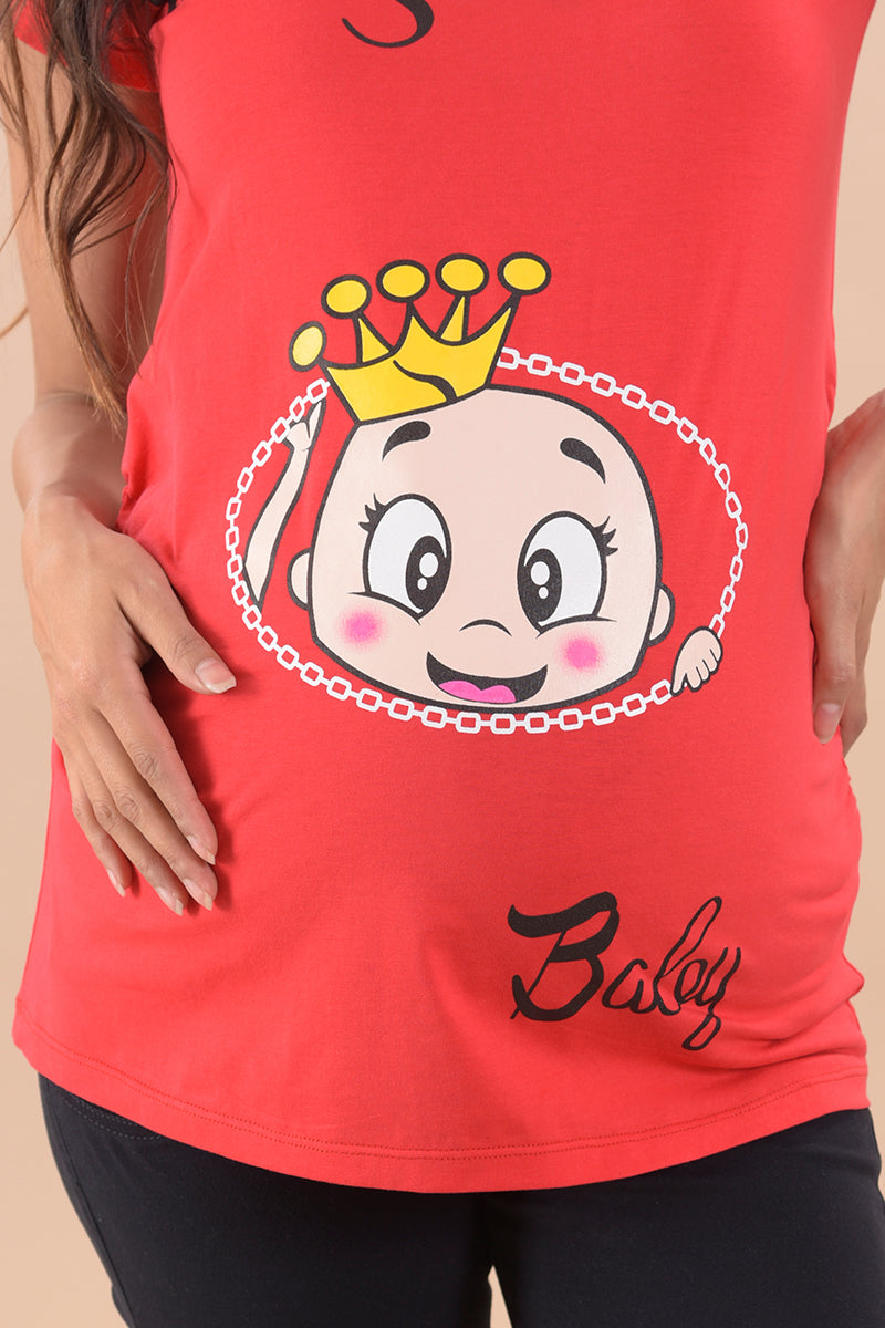 Playera Estampada De Maternidad – MamaMia México