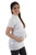 Blusa de Maternidad con cuello alto asimétrico.