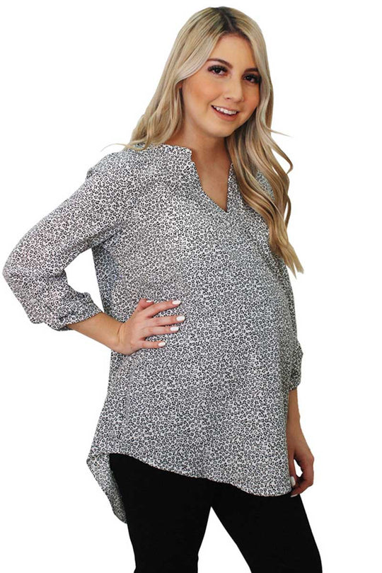 Blusa de maternidad con estampado
